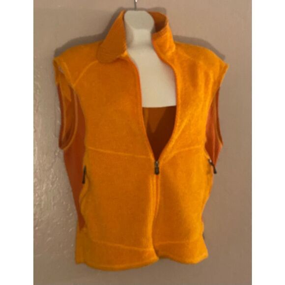 Patagonia Men's Vintage Fleece Vest Electic Orange  Size L - Picture 1 of 6